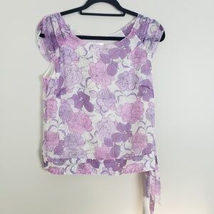 Ann Taylor Loft NWT sleeveless top, tie bottom A26